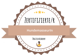 Siegel - zertifizierte Hundemasseurin