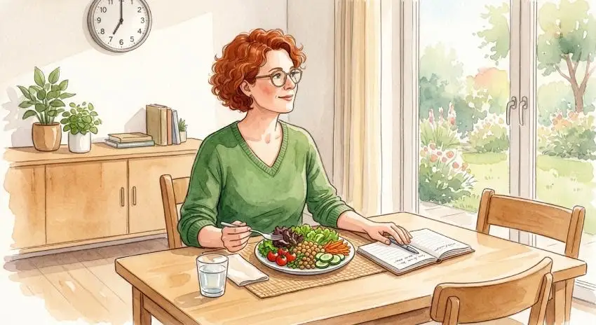 abendessen in ruhe